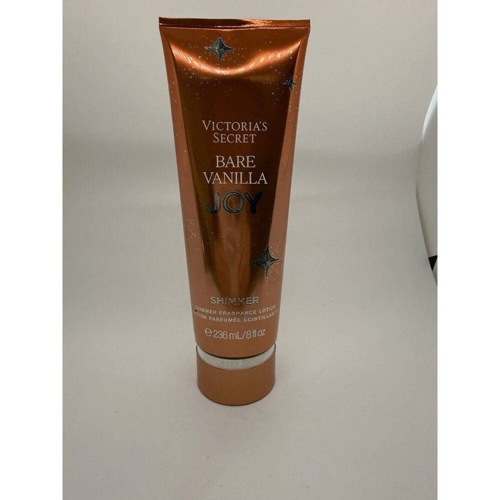 VICTORIA'S‎ SECRET Bare Vanilla Joy Shimmer Fragrance Mist 8.4Oz, Lotion 8Oz New